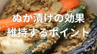 【受験生(子供）にもぬか漬け】おいしさ・効果・維持するポイントを詳しく解説！ 